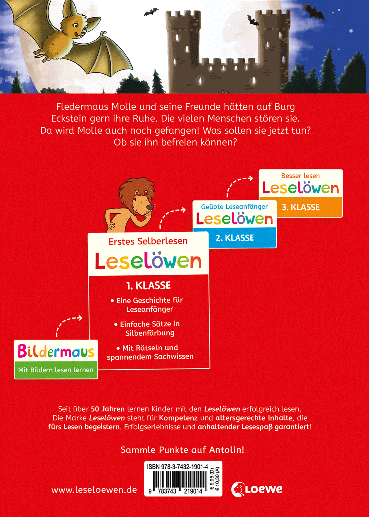 Leselöwen 1. Klasse - Fledermaus im Anflug 9783743219014_01