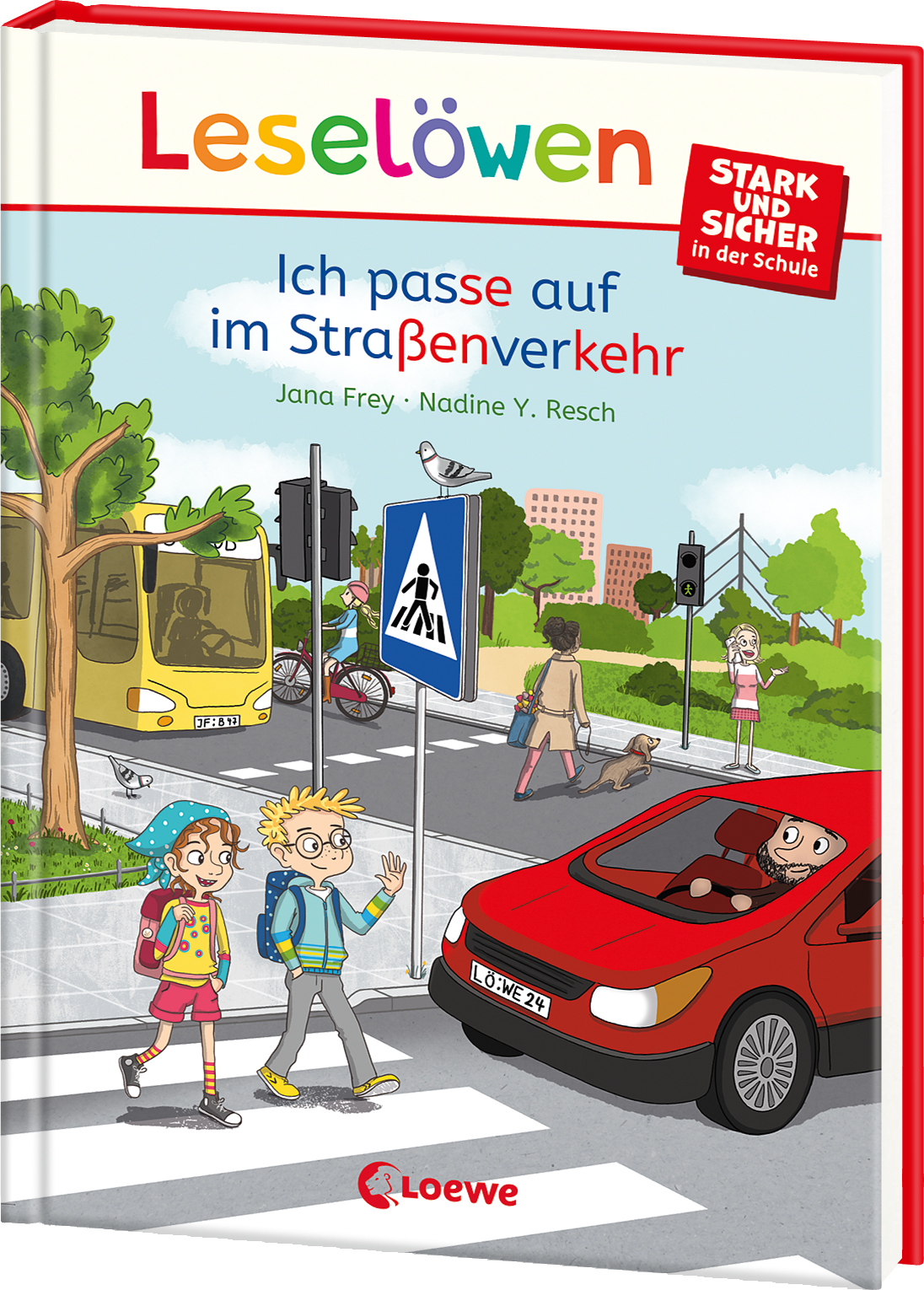 Leselöwen - stark und sicher in der Schule - Ich passe auf im Straßenverkehr 9783743216457