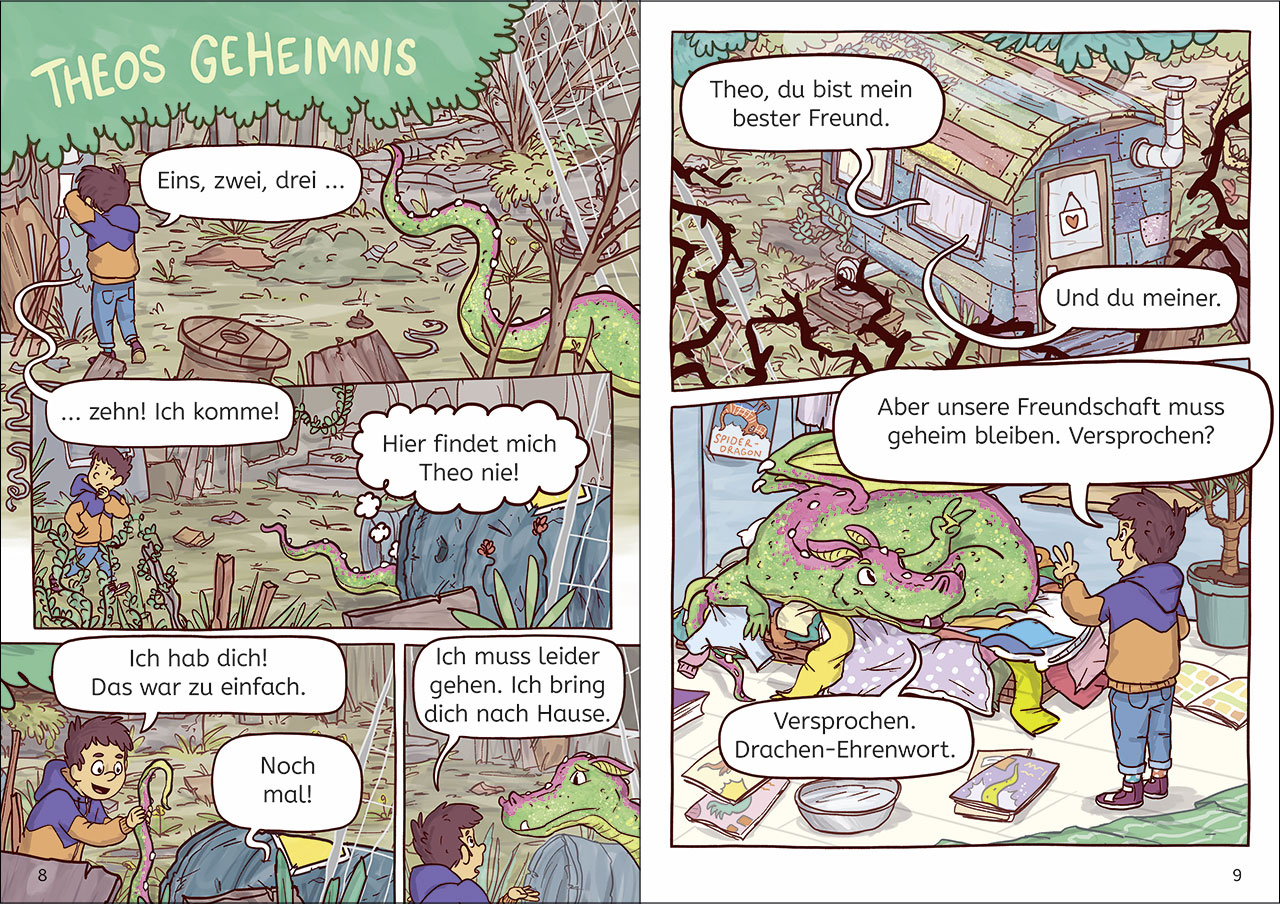 Leselöwen Comics 1. Klasse - Entführung im Drachenwald 9783743218536_05