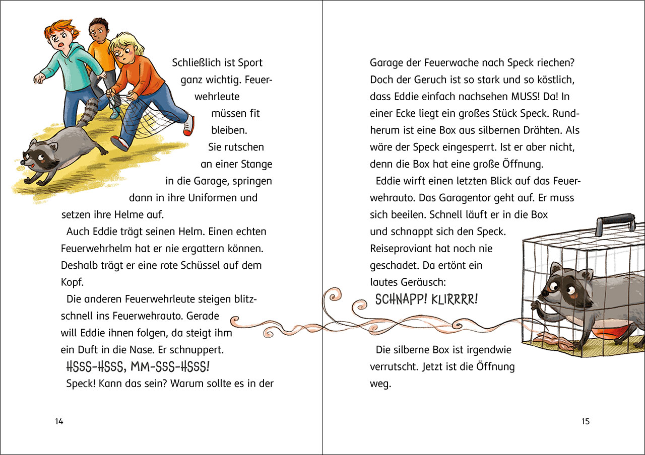 Die Tier-Feuerwehr (Band 1) - Ein Waschbär greift ein 9783743218352_08