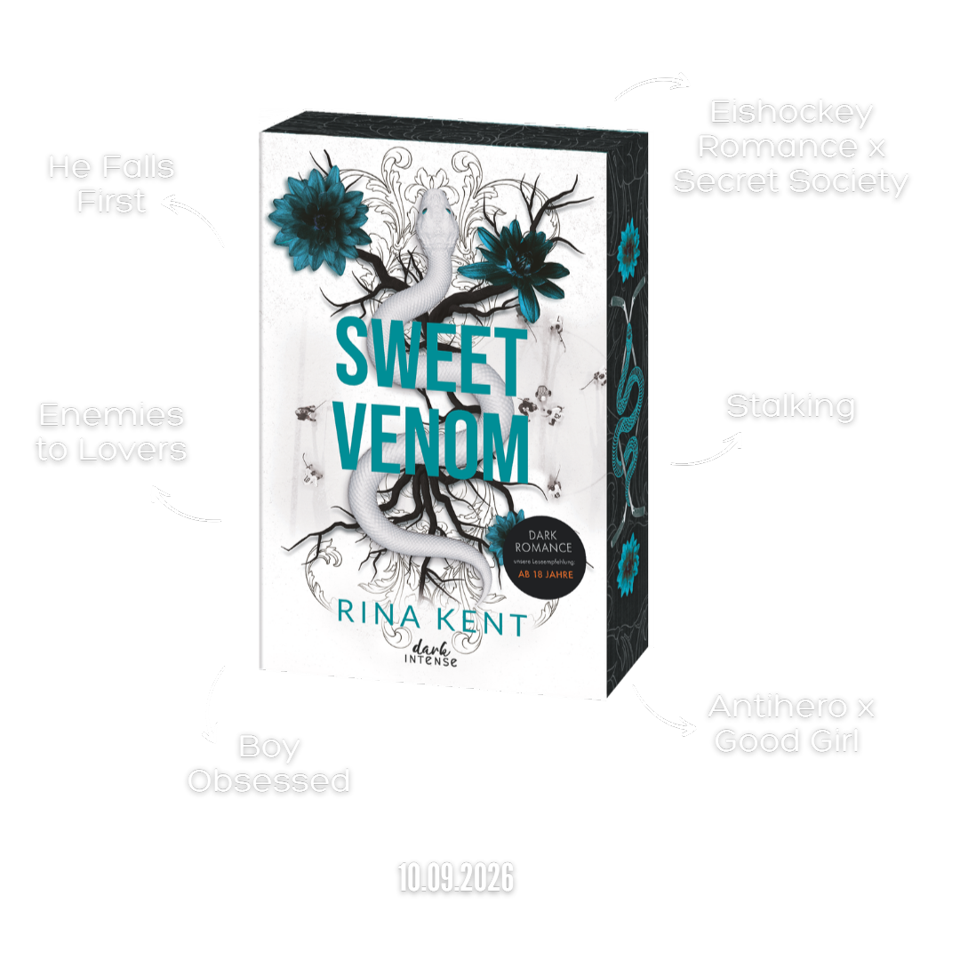 dark intense; Cover Reveal Sweet Venom mit Tropes: Linkziel: Titeldetailseite