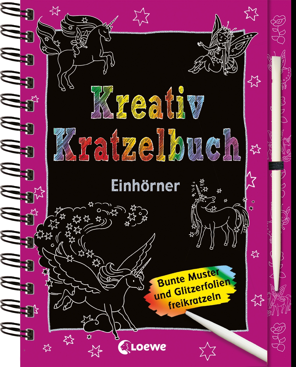 Kreativ-Kratzelbuch: Einhörner  9783785586747