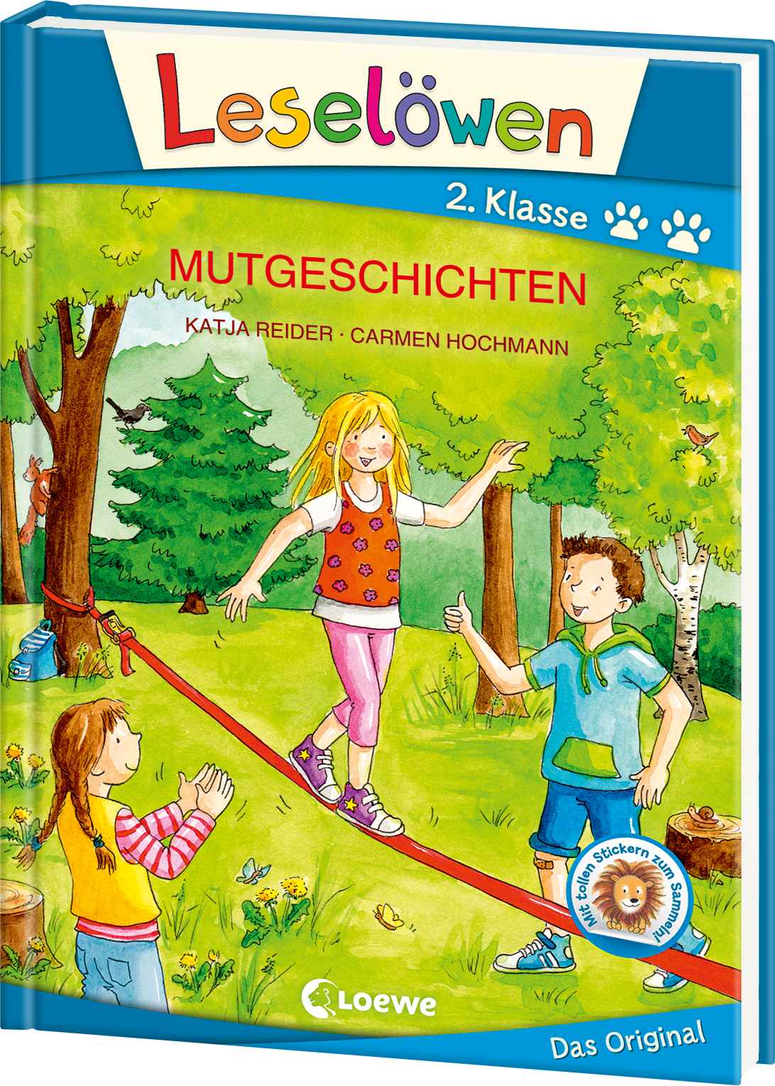 Leselöwen 2. Klasse - Mutgeschichten (Großbuchstabenausgabe) 9783743201460