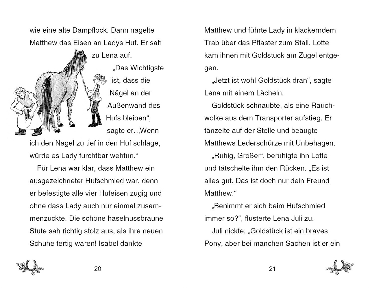 Ponyhof Apfelblüte (Band 3) - Lotte und Goldstück 9783785579367_1