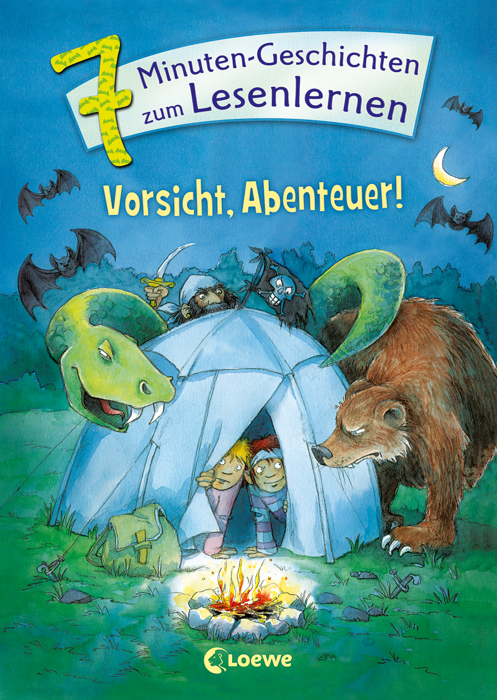 Leselöwen - Das Original - 
7-Minuten-Geschichten zum Lesenlernen - Vorsicht, Abenteuer! 9783785573044