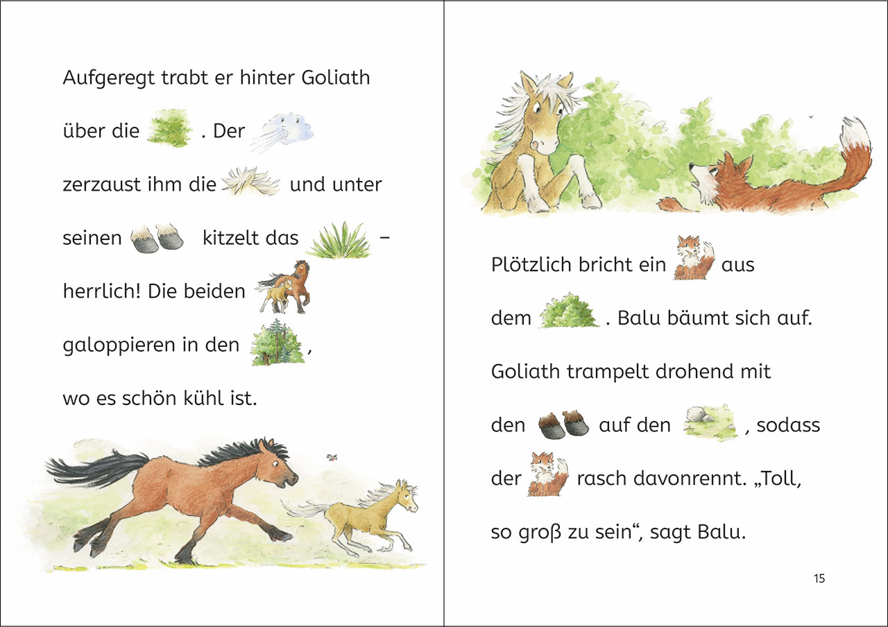 Lesenlernen in 3 Schritten - Die schönsten Pferdegeschichten 9783743221192_07