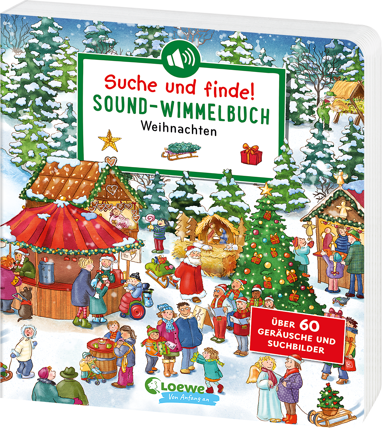 Suche und finde! Sound-Wimmelbuch - Weihnachten 9783743222656