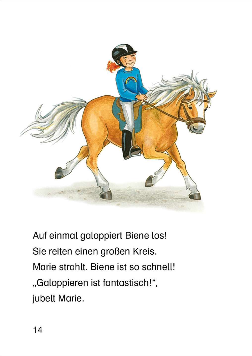 Leselöwen 2. Klasse - Der erste Ausritt auf Ponyhof Apfelblüte 9783743209763_3