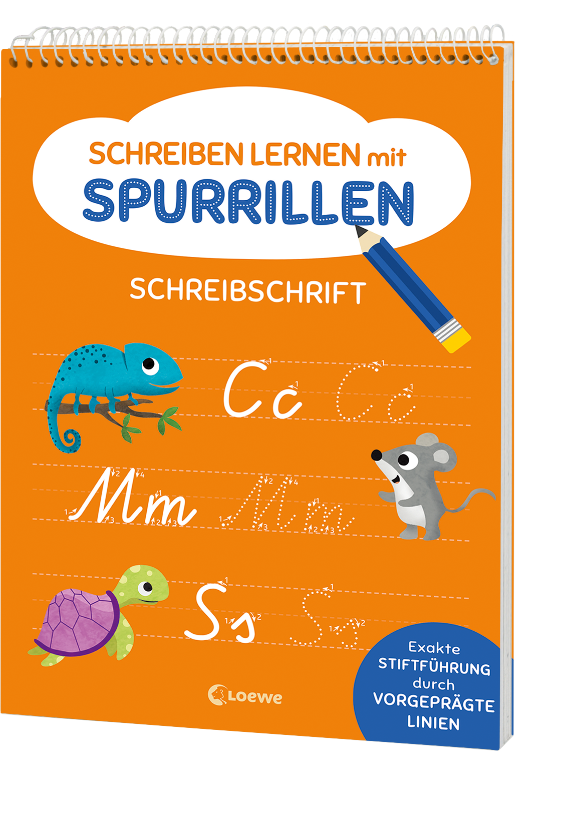 Schreiben lernen mit Spurrillen - Schreibschrift 9783743215825