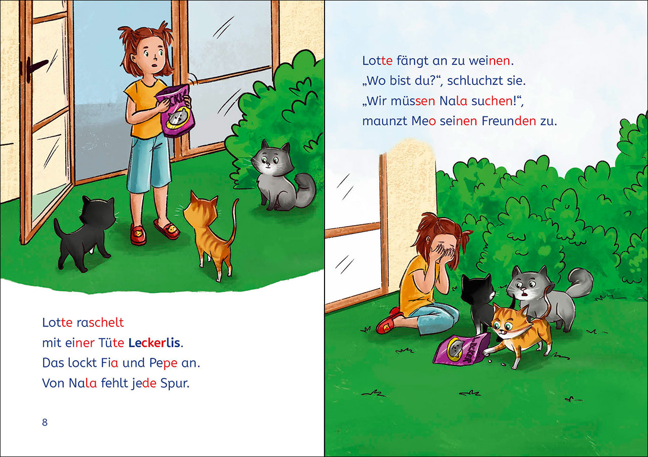 Leselöwen 1. Klasse - Die Katzen-Detektive 9783743215047_2