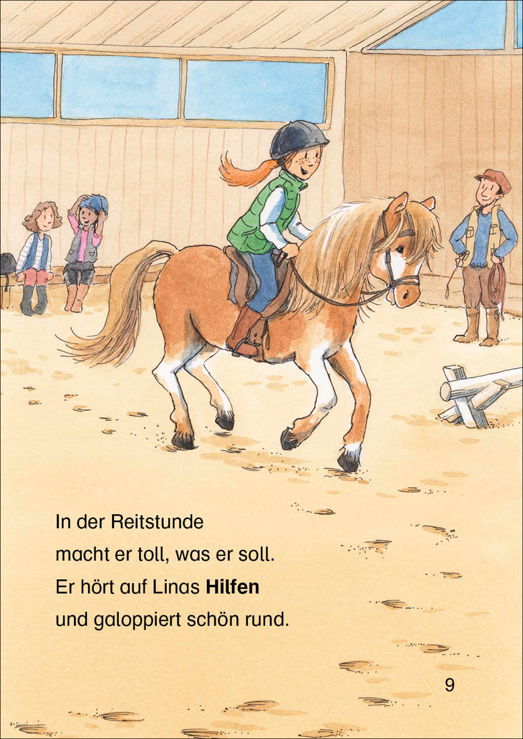 Leselöwen 1. Klasse - Das neue Pferd in der Reitschule  9783743208599_3