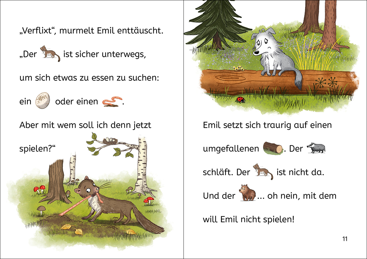 Bildermaus - Der kleine Wolf findet einen Freund 9783743214200_3