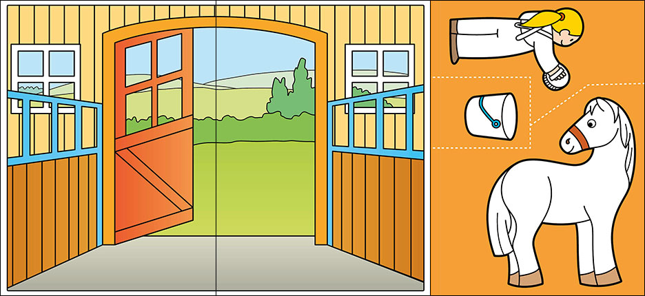 Wir basteln! XXL - Die schönsten Motive zum Malen, Ausschneiden und Kleben (gelb) 9783743215610_4