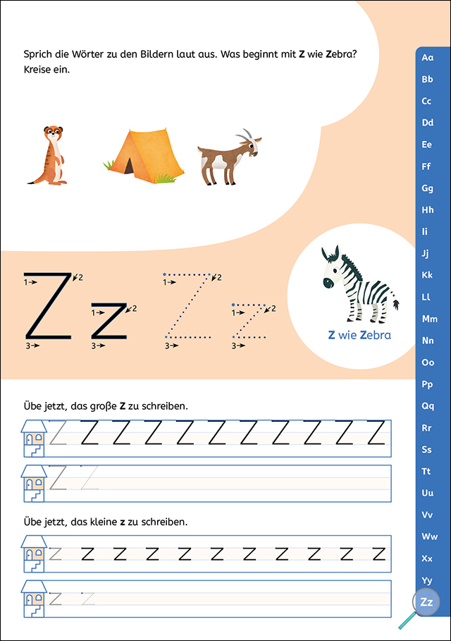 Schreiben lernen mit Spurrillen - Buchstaben 9783743215146_4 Schreiben lernen mit Spurrillen - Buchstaben 9783743215146_4