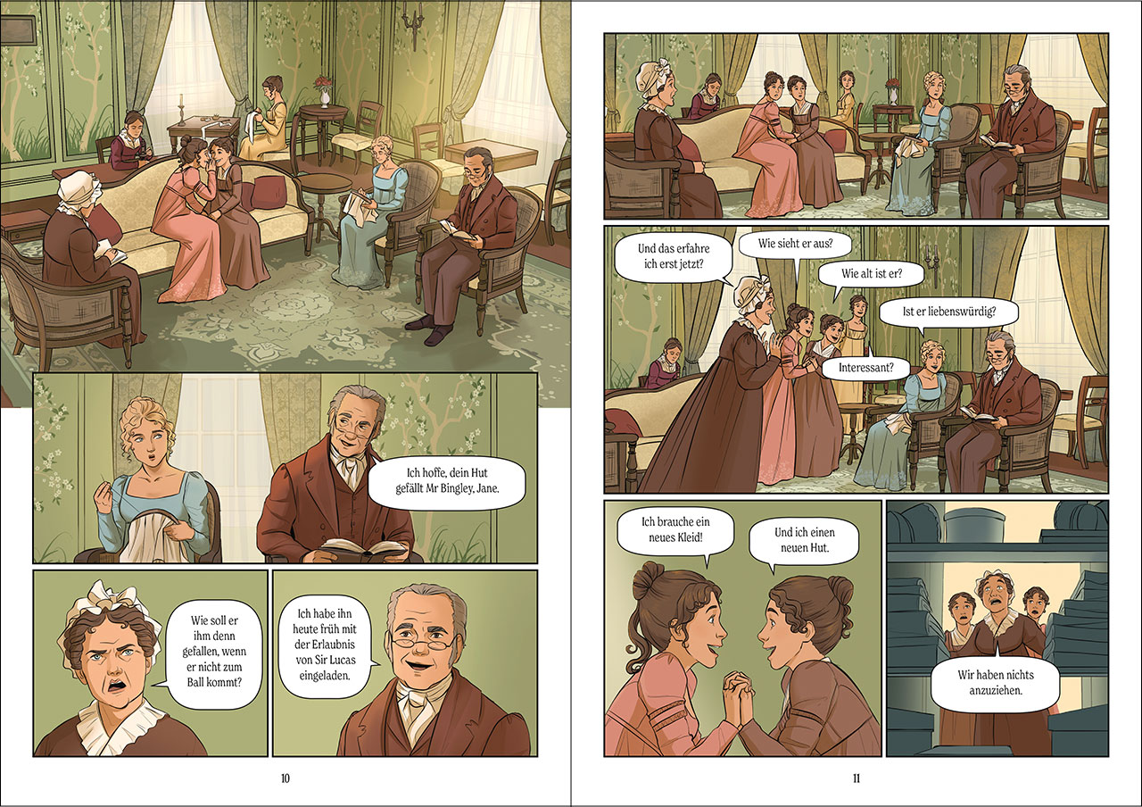 Stolz und Vorurteil - Die Graphic Novel nach Jane Austen 9783743216136_07