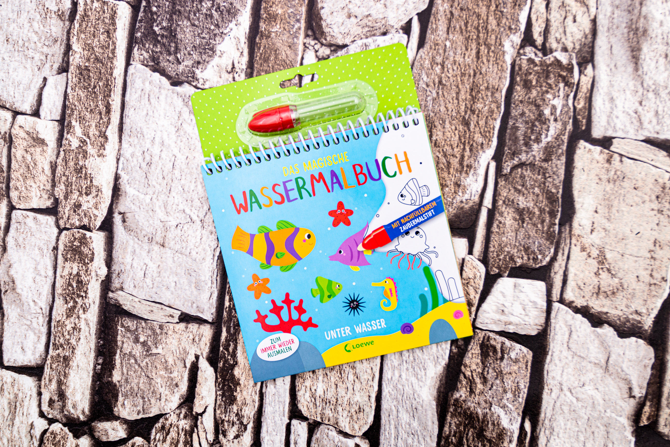 Das magische Wassermalbuch - Unter Wasser 9783743214699_1