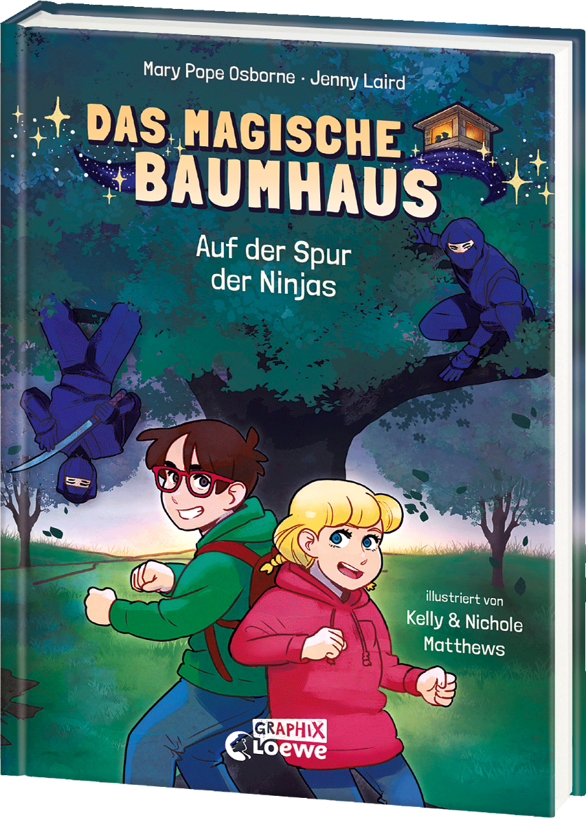 Buchcover von Auf der Spur der Ninjas der Reihe Das magische Baumhaus; Linkziel: Das magische Baumhaus Graphix
