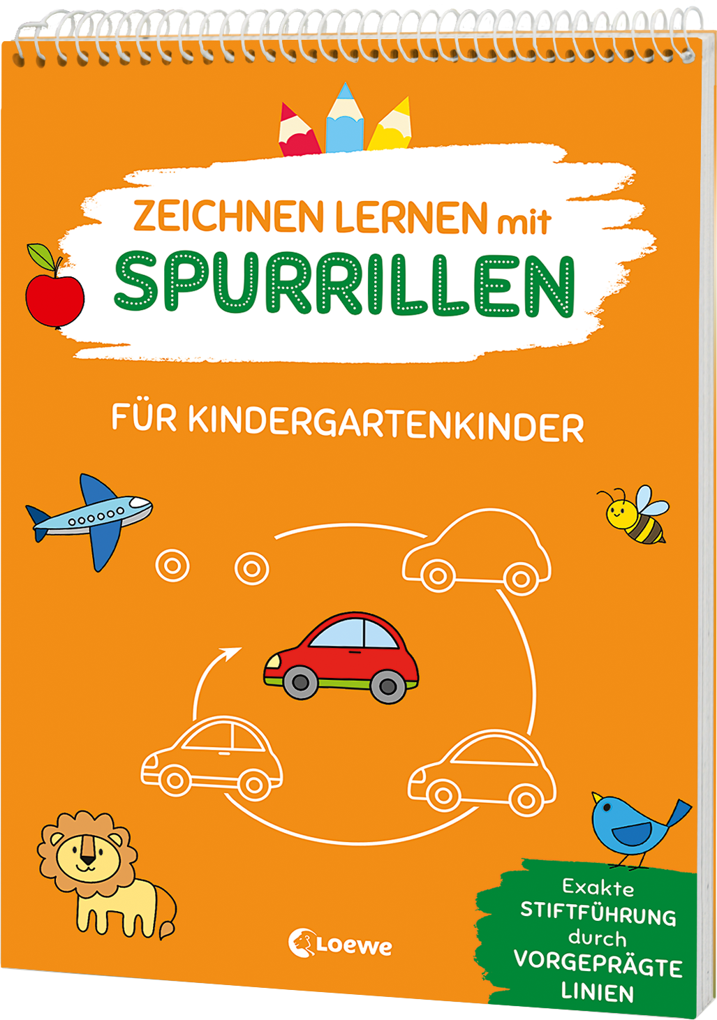 Zeichnen lernen mit Spurrillen - Für Kindergartenkinder 9783743222588