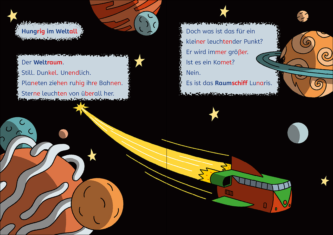 Leselöwen 2. Klasse - Pizza-Abenteuer im Weltraum 9783743214491_1 Leselöwen 2. Klasse - Pizza-Abenteuer im Weltraum 9783743214491_1