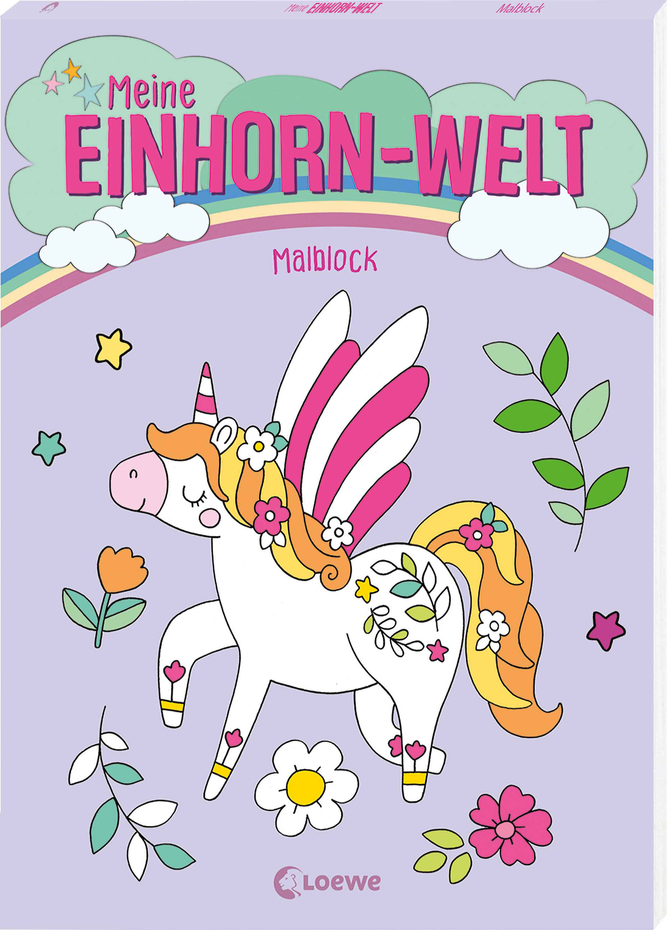 Meine Einhorn-Welt - Malblock 9783743224230