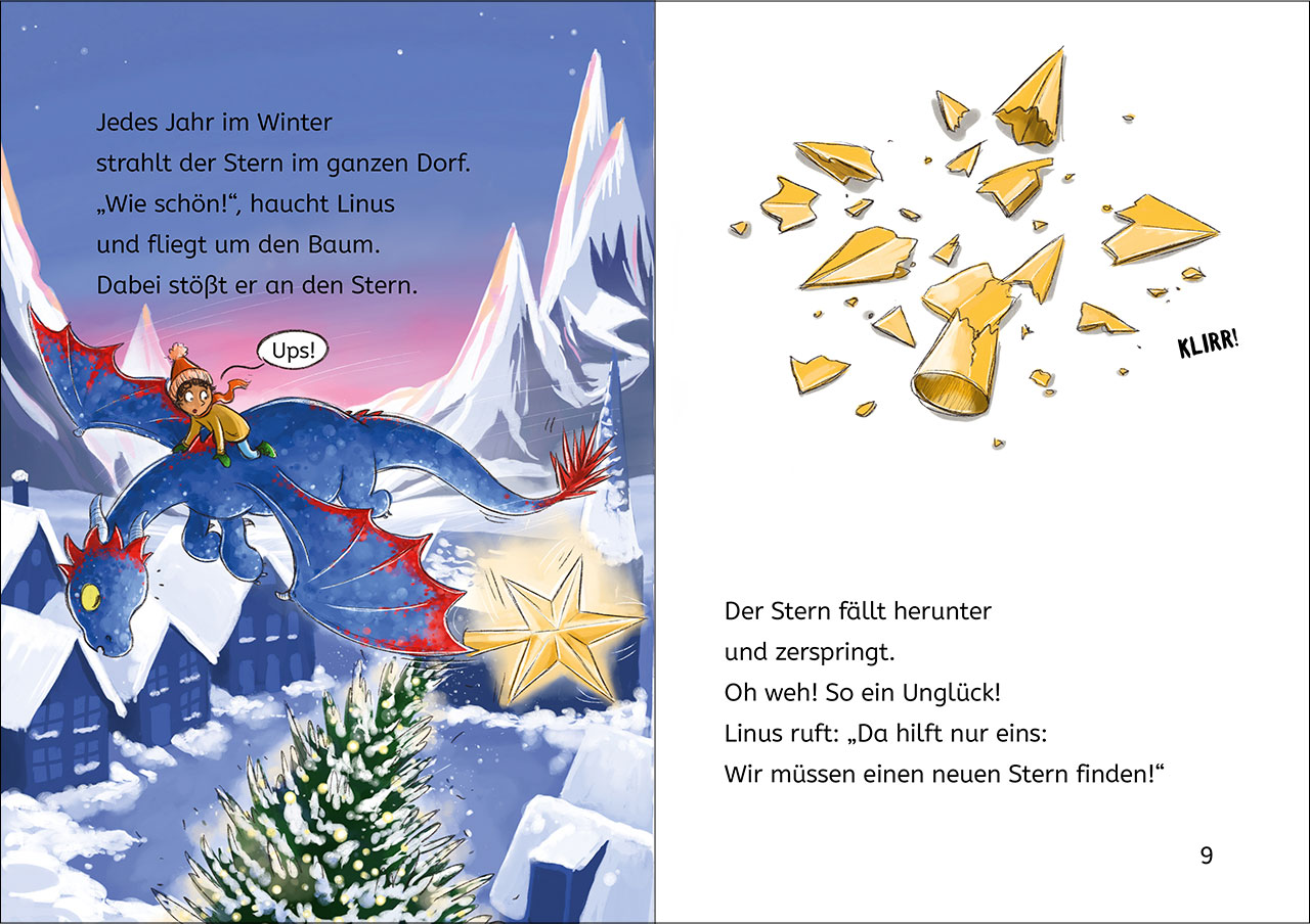 Leselöwen-Adventskalender für Erstleser - Drachen 9783743217775_06