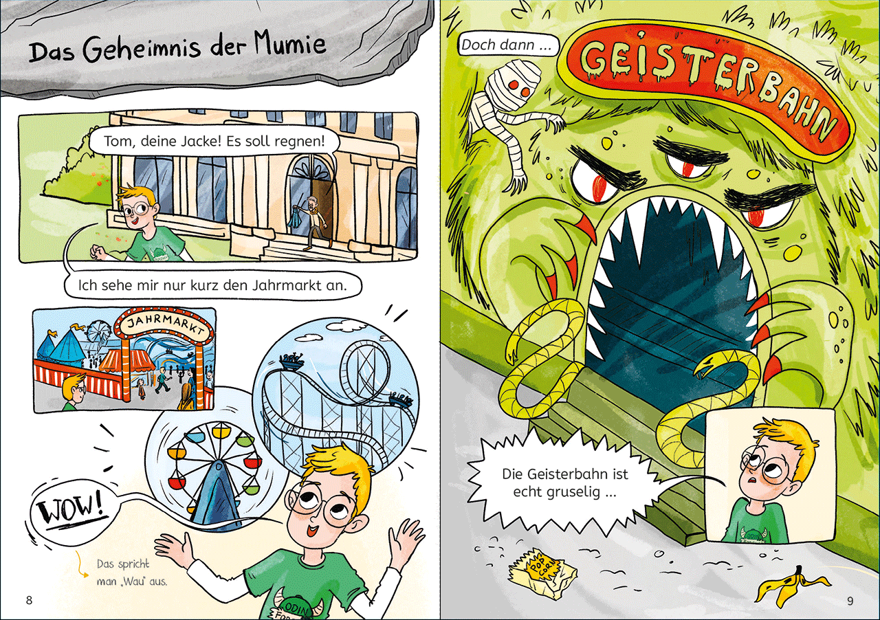 Leselöwen Comics 2. Klasse - Oh Schreck, die Mumie ist weg! 9783743218161_11