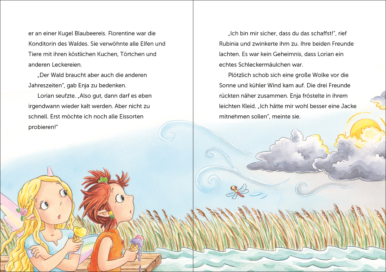 Rubinia Wunderherz, die mutige Waldelfe (Band 5) - Der geheimnisvolle Eiszauber 9783743211971_2