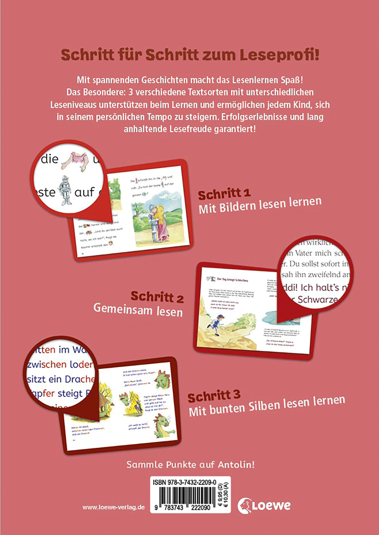 Lesenlernen in 3 Schritten - Die schönsten Rittergeschichten 9783743222090_01