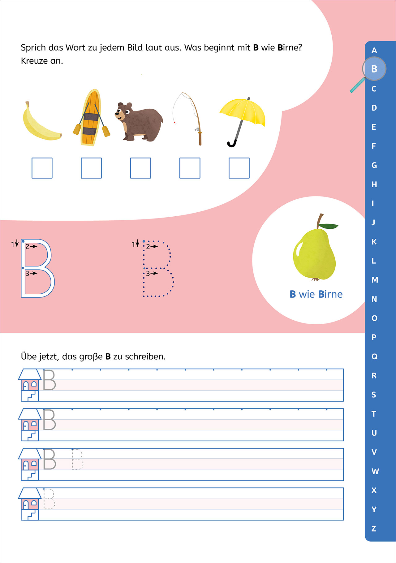 Schreiben lernen mit Spurrillen - Großbuchstaben 9783743217843_06 Schreiben lernen mit Spurrillen - Großbuchstaben 9783743217843_06