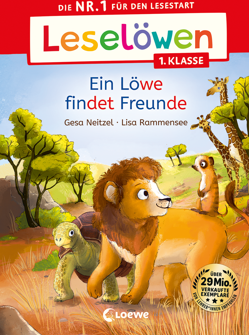 Leselöwen 1. Klasse - Ein Löwe findet Freunde 9783732027835
