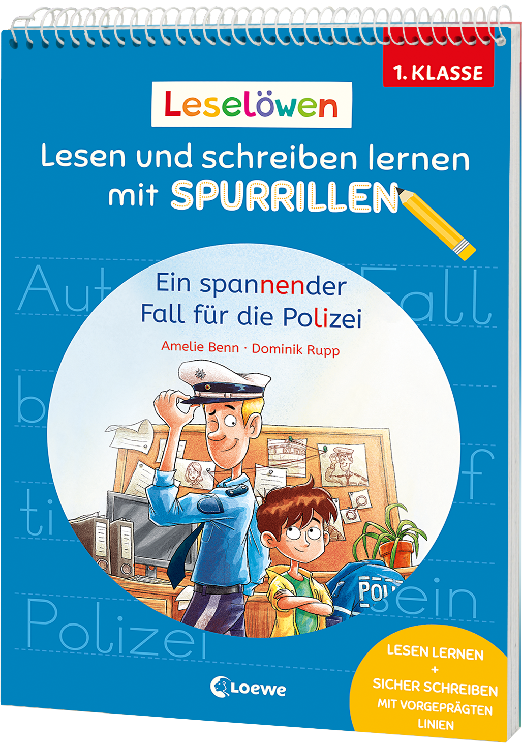 Leselöwen - Lesen und schreiben lernen mit Spurrillen - Ein spannender Fall für die Polizei - 1. Klasse 9783743227071