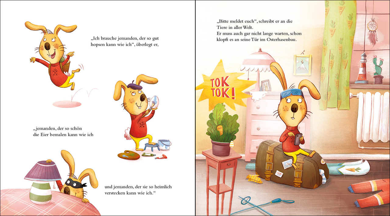 Frohe Ostern auf der Frühlingswiese 9783743218451_6