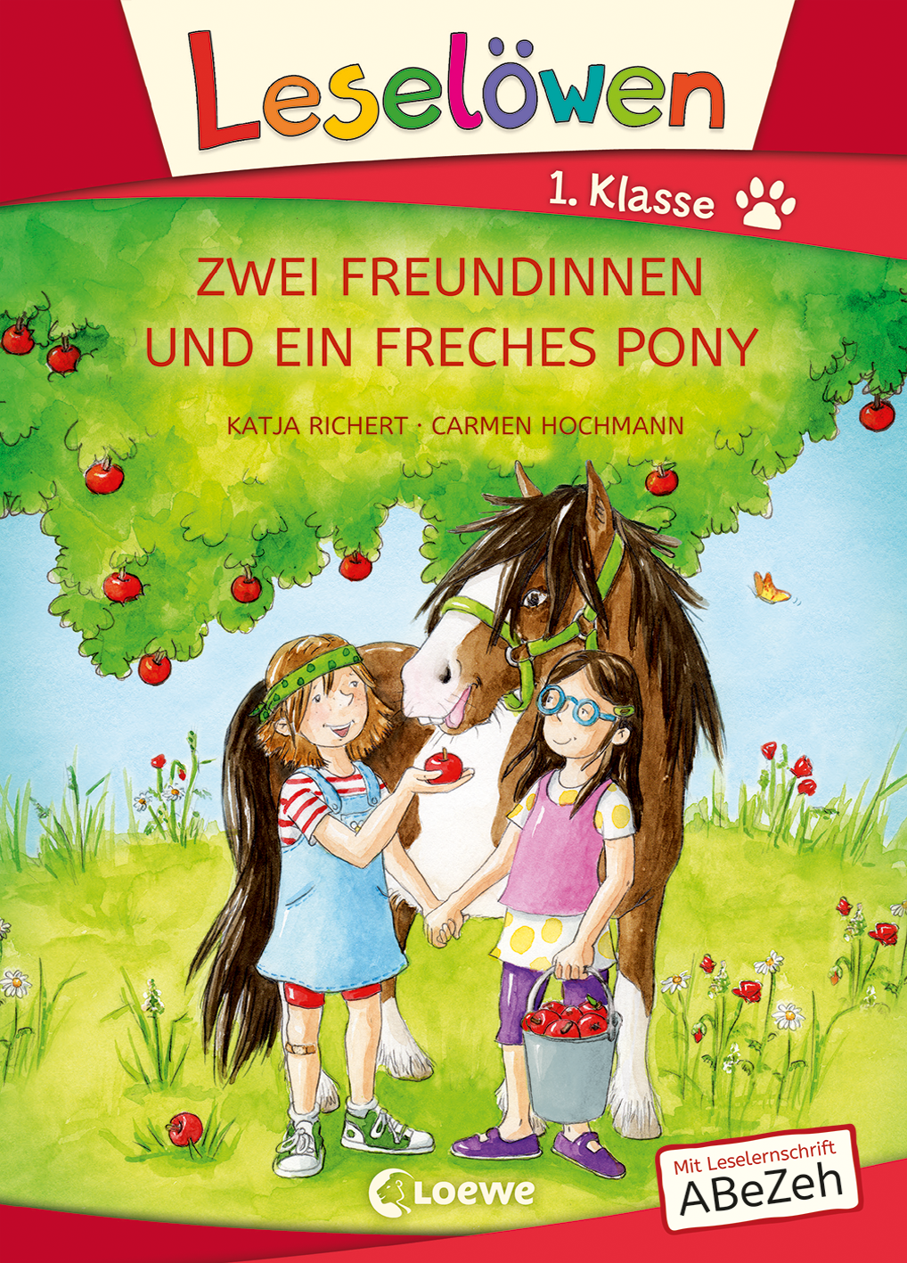 Leselöwen 1. Klasse - Zwei Freundinnen und ein freches Pony (Großbuchstabenausgabe) 9783785587027