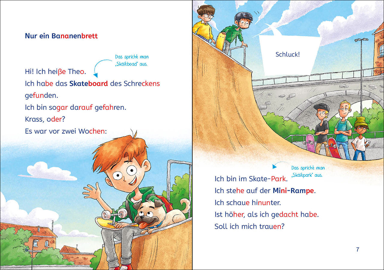 Leselöwen 2. Klasse -  Das geheimnisvolle Skateboard 9783743215054_5