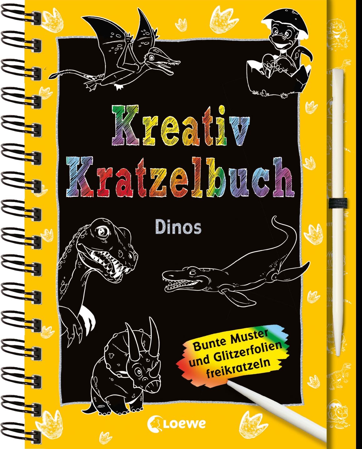 Kreativ-Kratzelbuch: Dinos 9783785582015