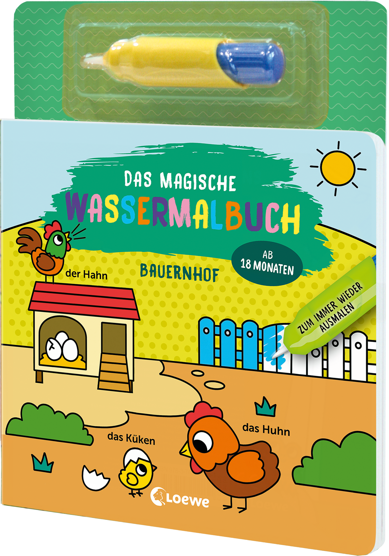 Das magische Wassermalbuch - Bauernhof 9783743222151 Das magische Wassermalbuch - Bauernhof 9783743222151