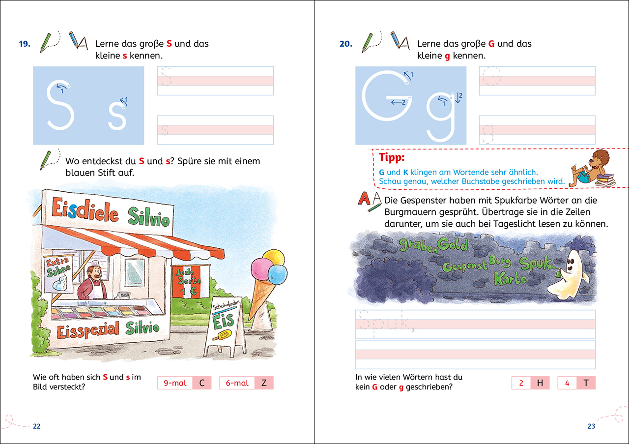 Leselöwen Lernhilfen - Schreiben lernen - 1. Klasse 9783743213548_2