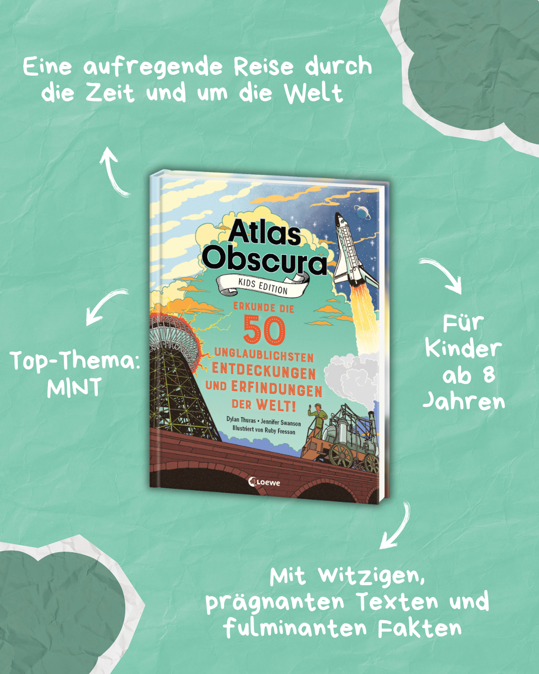 Atlas Obscura Kids Edition - Erkunde die 50 unglaublichsten Entdeckungen und Erfindungen der Welt! 9783743226692_03