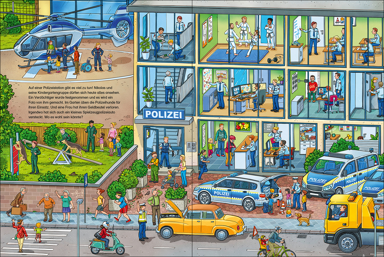 Wo ist das kleine Polizeiauto?  9783743200333_1