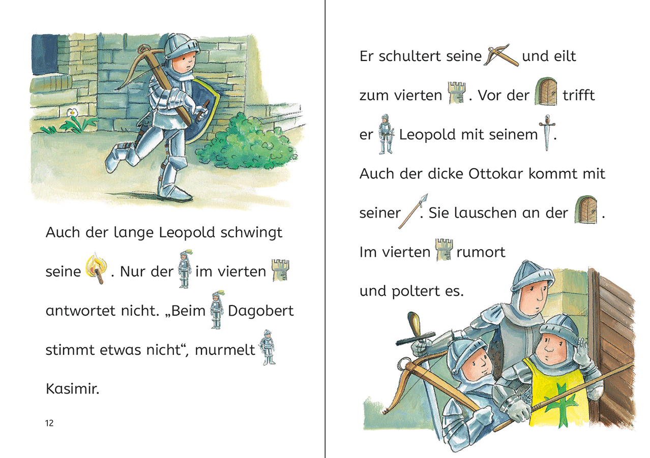 Lesenlernen in 3 Schritten - Die schönsten Rittergeschichten 9783743222090_12