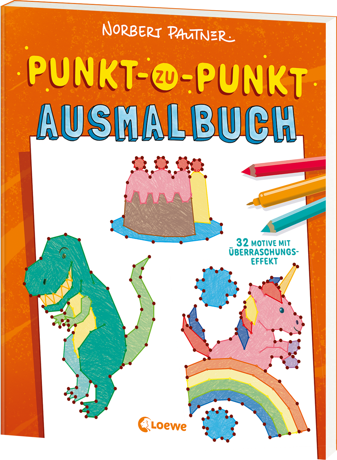 Punkt-zu-Punkt-Ausmalbuch (orange) 9783743219311
