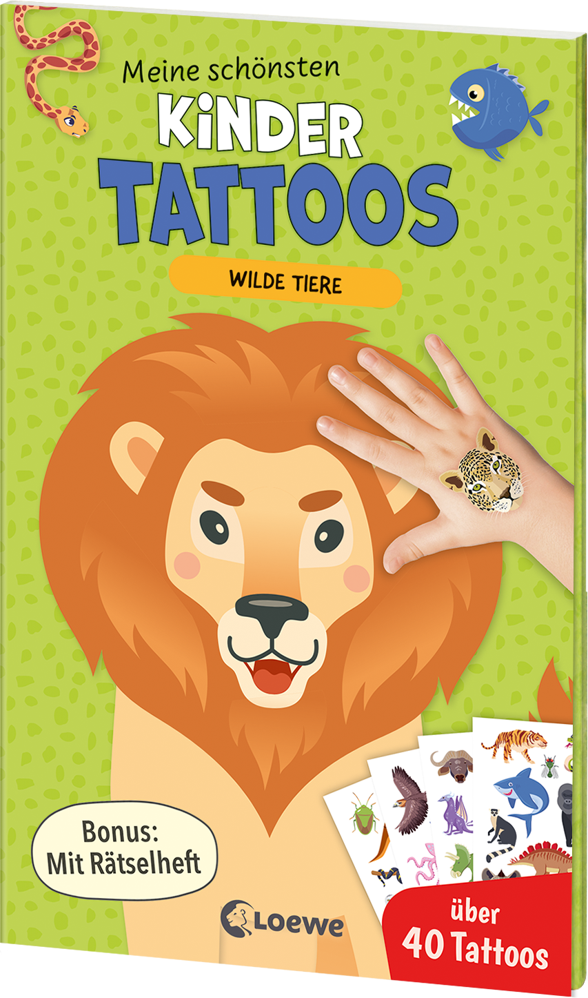 Meine schönsten Kindertattoos - Wilde Tiere Meine schönsten Kindertattoos - Wilde Tiere
