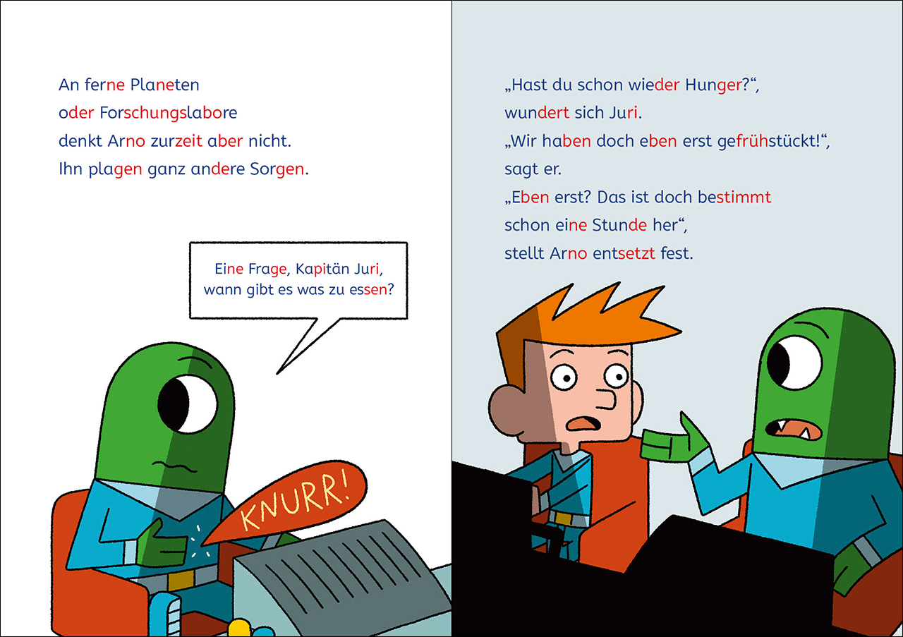 Leselöwen 2. Klasse - Pizza-Abenteuer im Weltraum 9783743214491_4