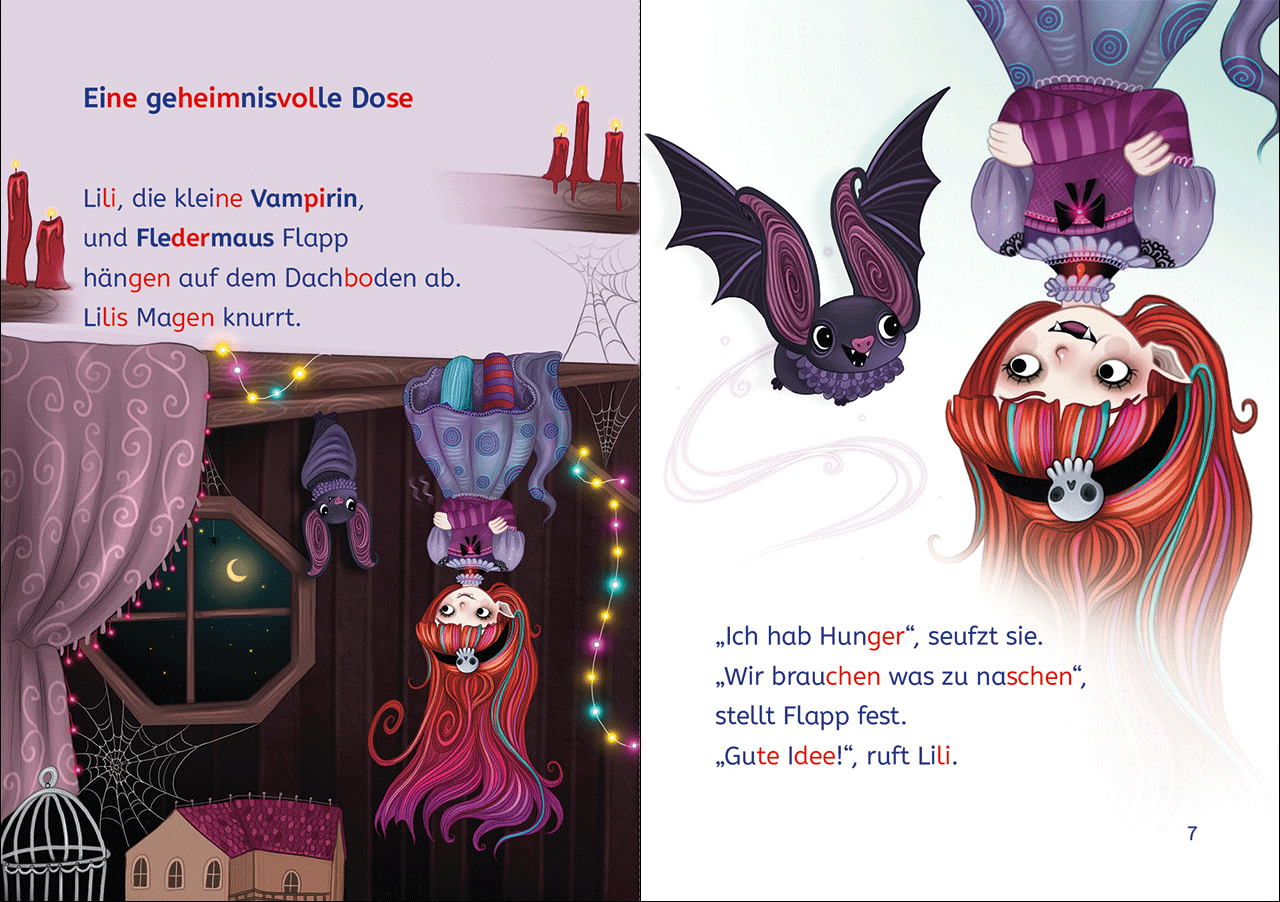 Leselöwen 1. Klasse - Der geheime Schatz der Vampire 9783743220799_11