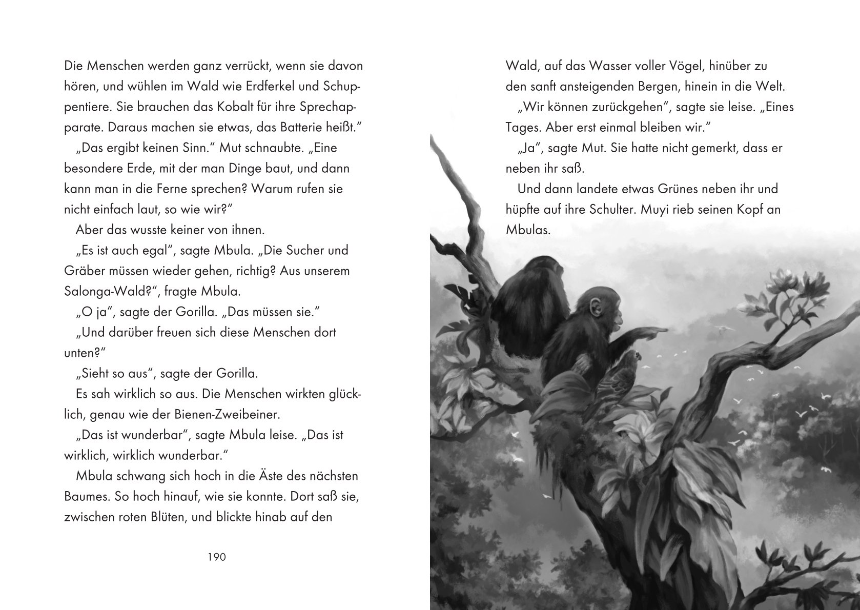 Dschungel; Innenseite  Freundschaft im Regenwald Innenseite des Buchs Freundschaft im Regenwald von Peer Martin