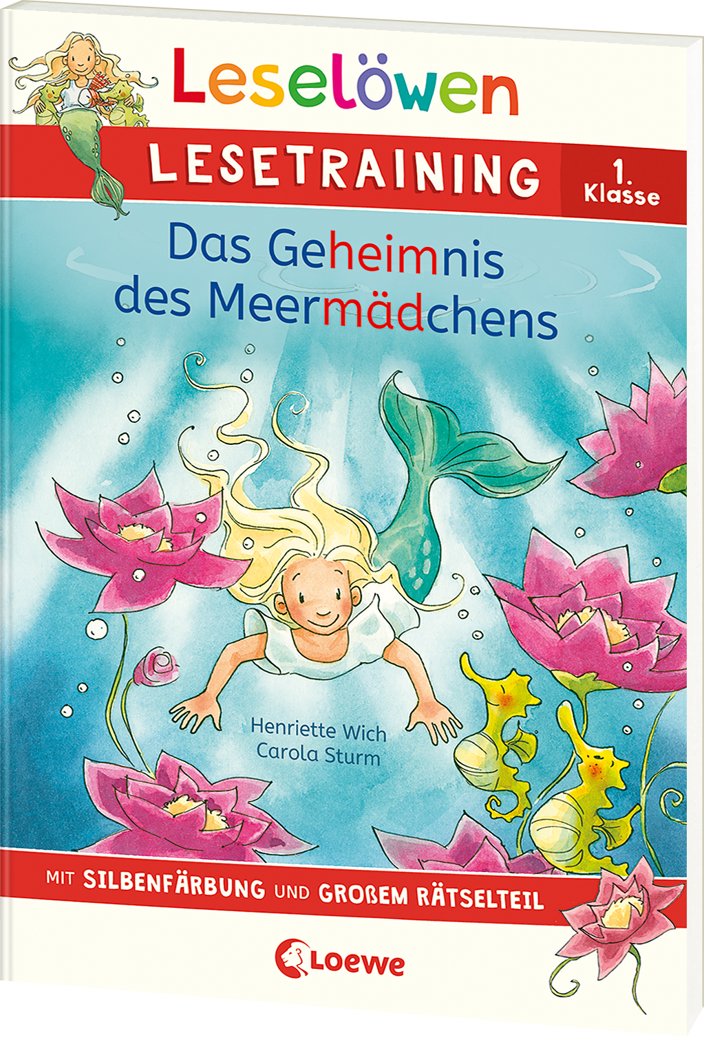Leselöwen Lesetraining 1. Klasse - Das Geheimnis des Meermädchens 9783743210585