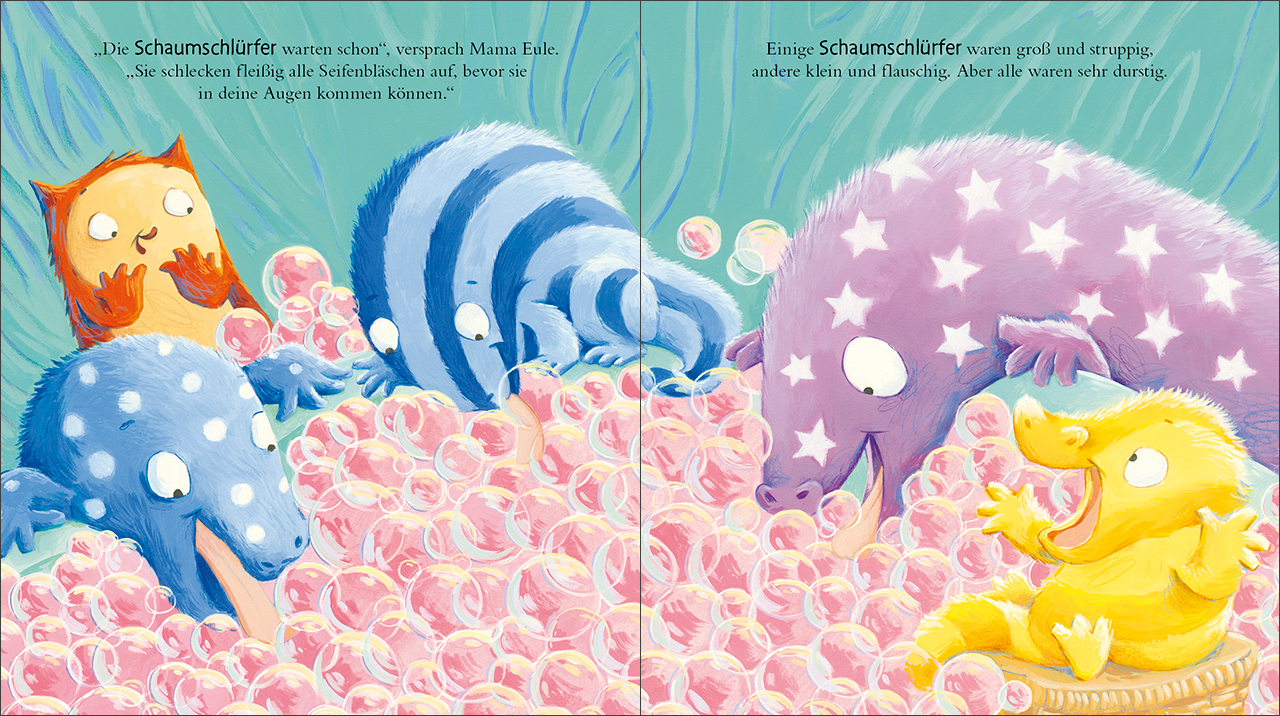 Badezeit für die kleine Eule 9783743213081_3