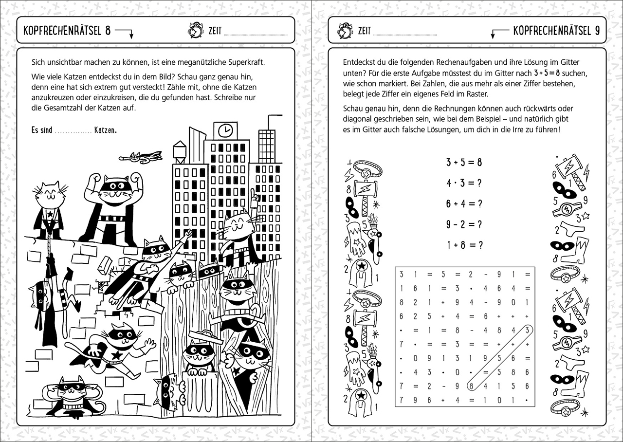 Der große Mathetest für Kinder - Bist du eine 1 in Mathe? 9783743212718_2