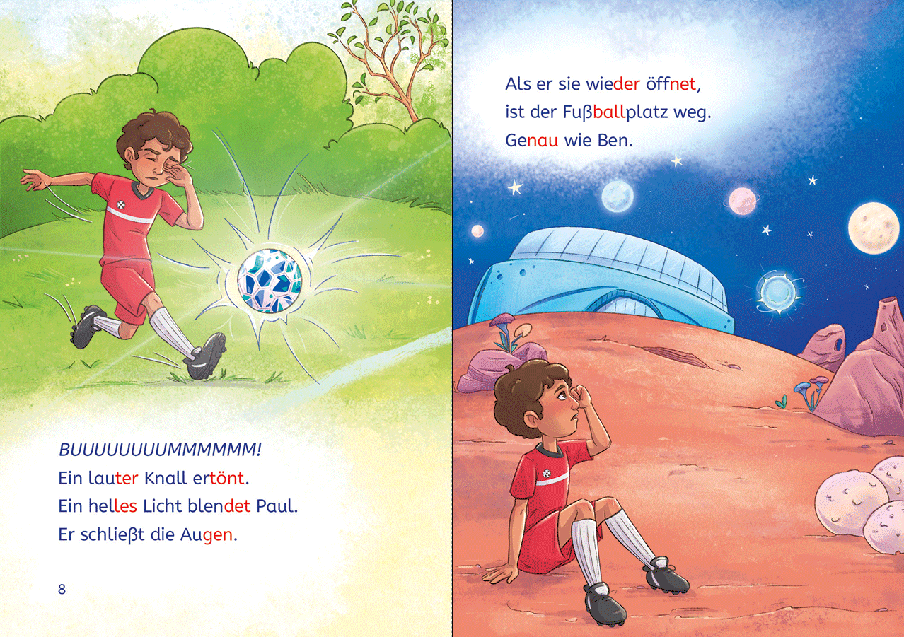 Leselöwen 1. Klasse - Ein galaktisch gutes Fußballspiel 9783743220782_12