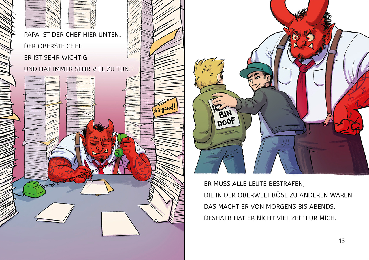 Leselöwen 2. Klasse - Höllisch gute Freunde (Großbuchstabenausgabe) 9783743214279_3